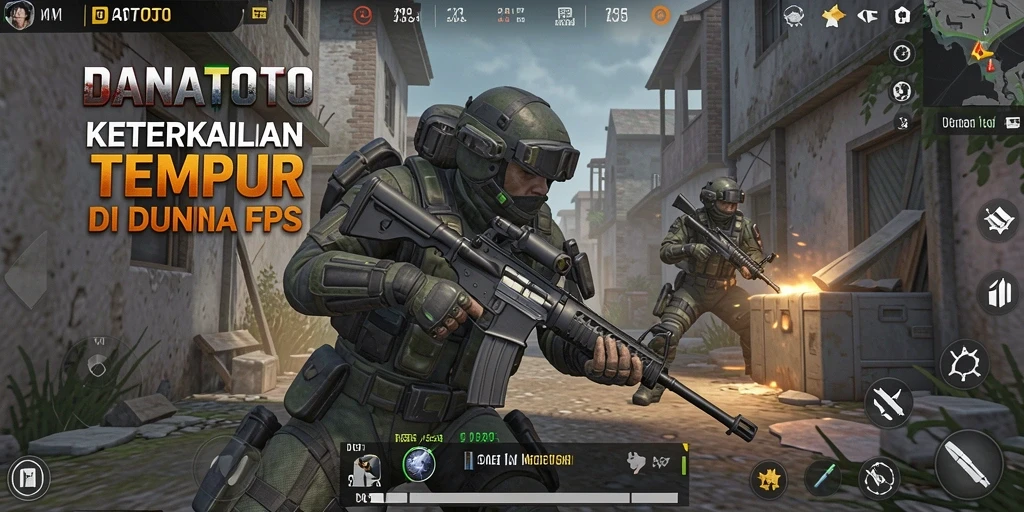 Tampilan gameplay menegangkan di dunia <strong>DANATOTO</strong> dengan aksi tembak-menembak yang intens.