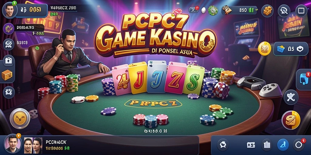 Tampilan screenshot utama gameplay PCPC7 yang seru dan menarik