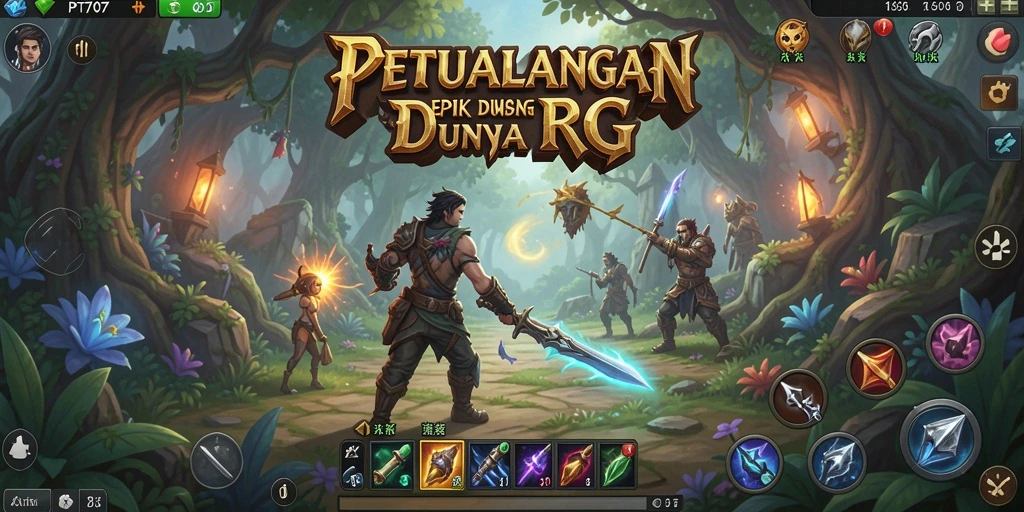 Tampilan menakjubkan dari gameplay PT707 yang penuh aksi.