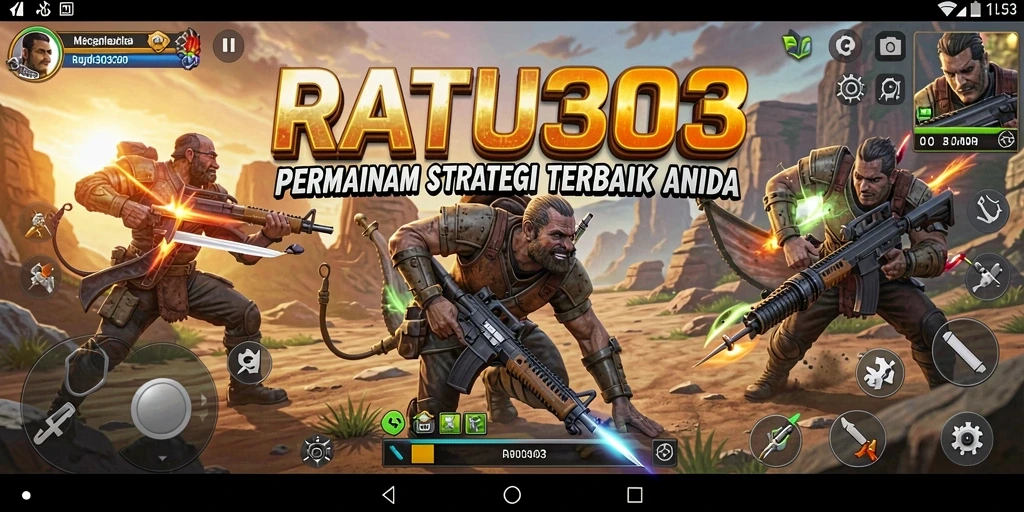 Tangkapan layar utama RATU303 menunjukkan aksi strategis yang mendebarkan.