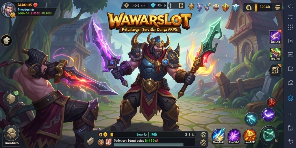 Tampilan gameplay seru dan menantang dari WAWARSLOT.